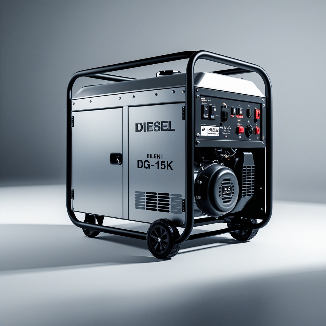 Silent Diesel Generator DG-15K image 1